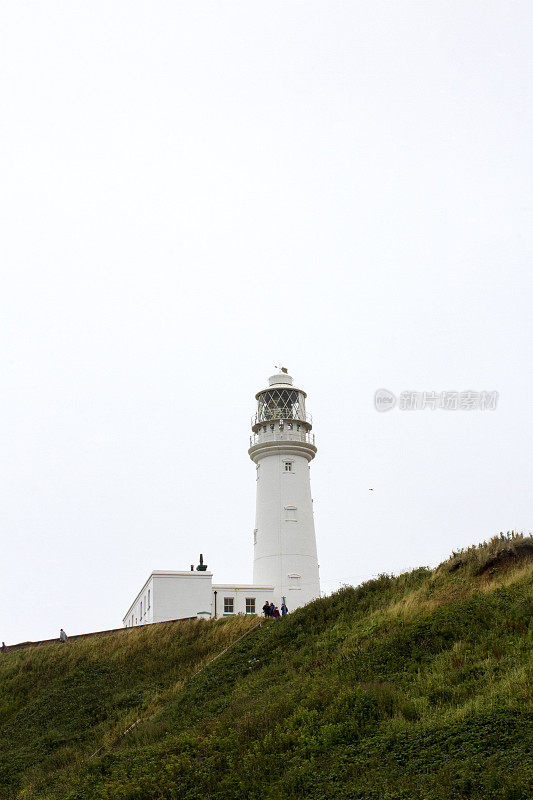 英格兰约克郡的Flamborough Head灯塔